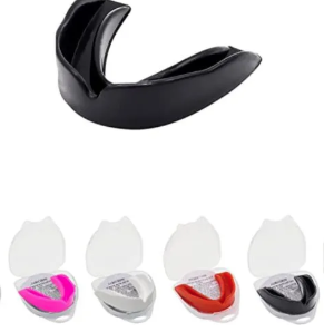 Mouth Guard Black Senior, Sports Mouth Guard for Football, Basketball, Hockey, MMA, Boxing, Jiu Jitsu, Adult & Youth Mouth Guard Ultrathin Minimalist Pro Mouthguard